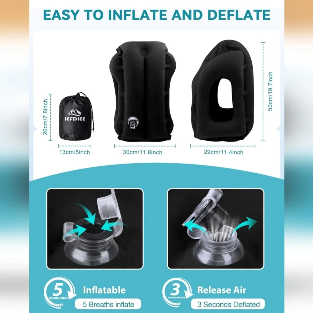 Inflatable Travel Pillow